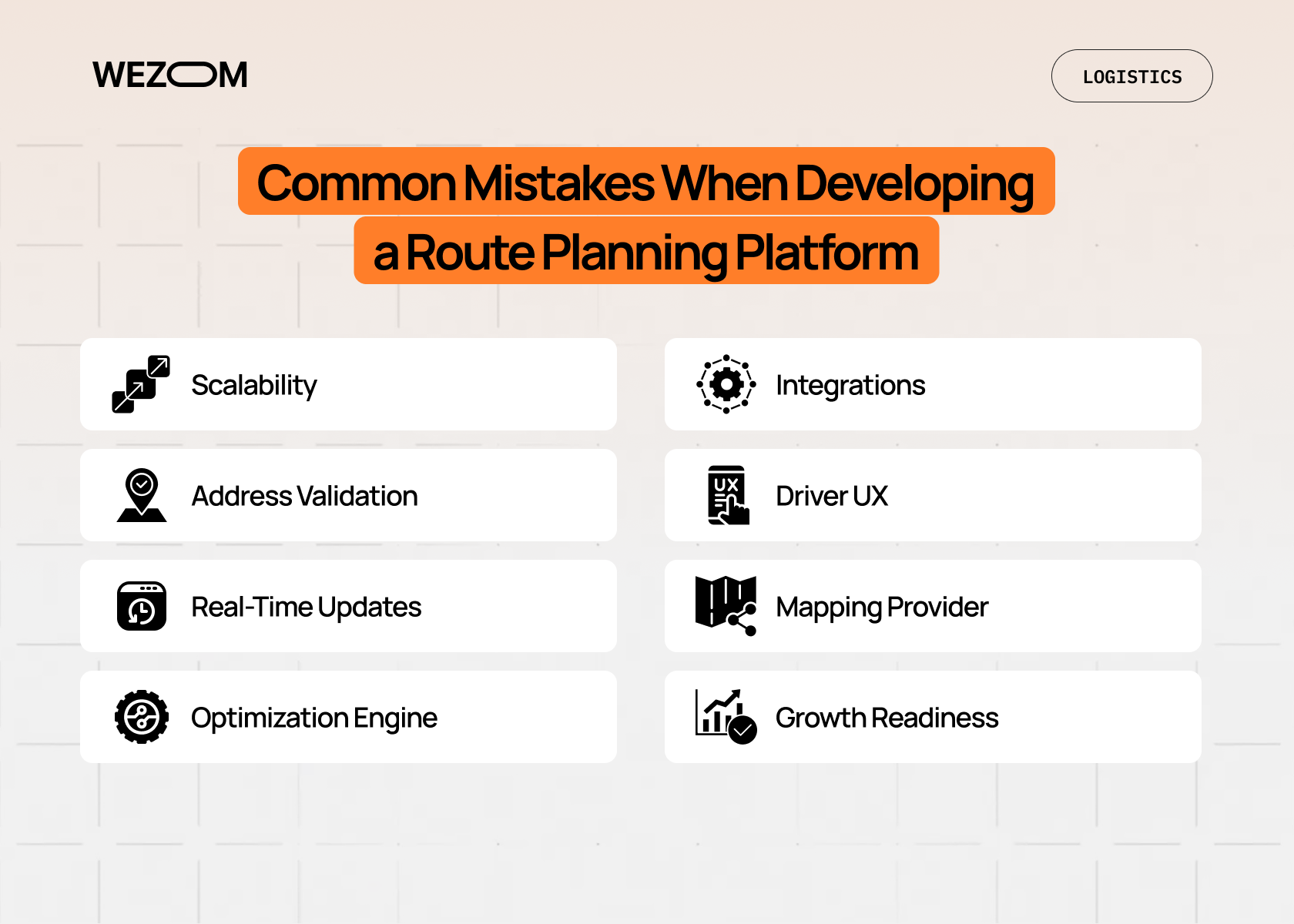 Common mistakes when developing delivery route planning software for scalability, driver UX, mapping, and optimization engine Common mistakes when developing delivery route planning software for scalability, driver UX, mapping, and optimization engine